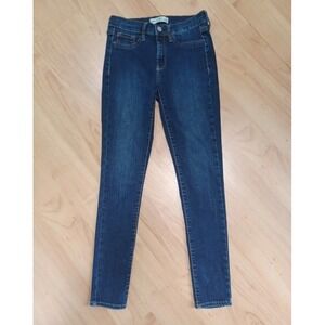 Gap 1969 26R‎ size 2 Easy Leggings Stretch Denim Blue Jeans